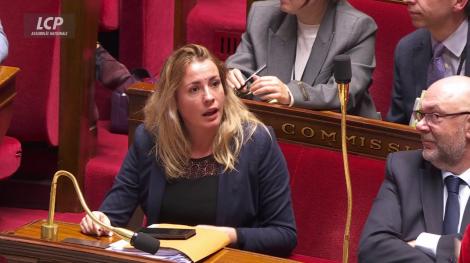 La députée écologiste Marie Pochon, le 4 avril 2024. LCP